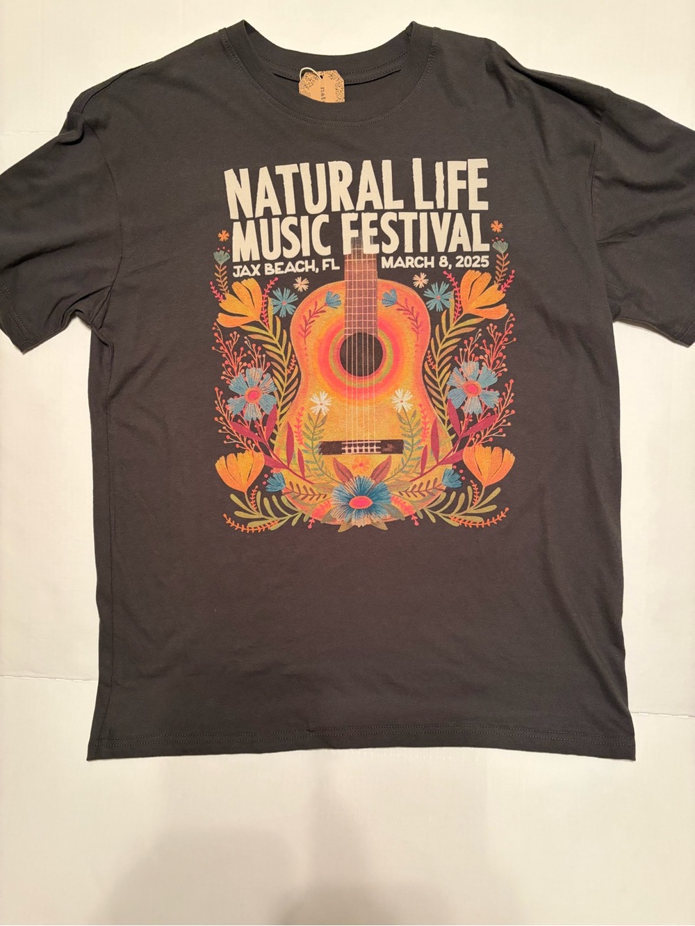 NATURAL LIFE MUSIC and ARTS FESTIVAL TEE — SMALL